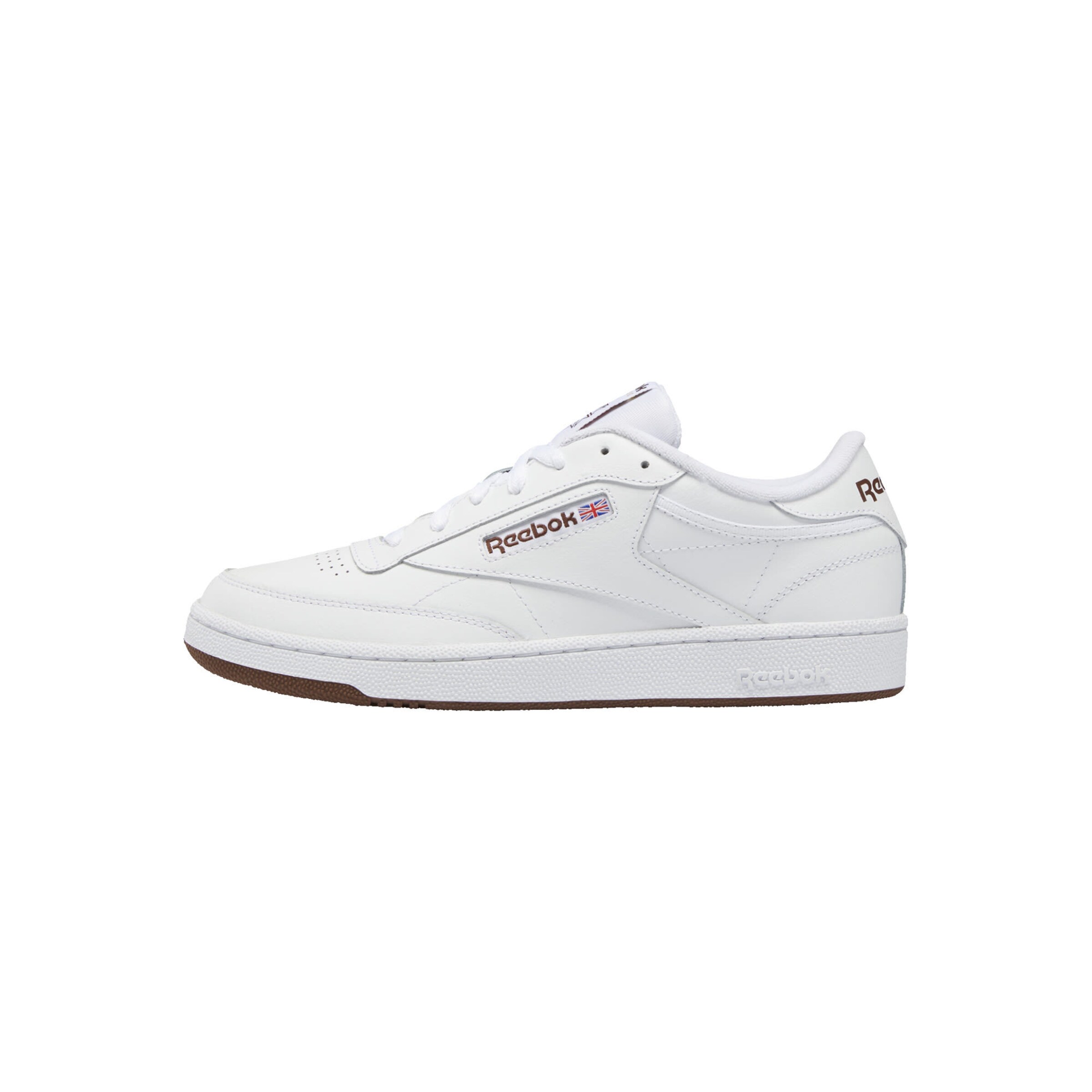 Sneaker low 'Club C 85' de la Reebok pe alb: față