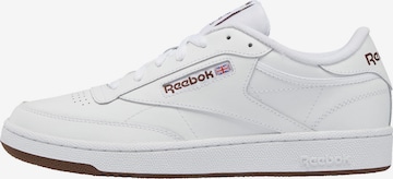 Sneaker bassa 'Club C 85' di Reebok in bianco: frontale