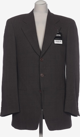 GIORGIO ARMANI Suit Jacket in XS in Brown: front