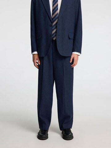 SELECTED HOMME Regular Trousers with creases in Blue: front