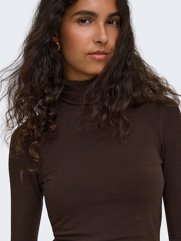 ONLY - Camiseta 'ONLGLAMOUR' en marrón