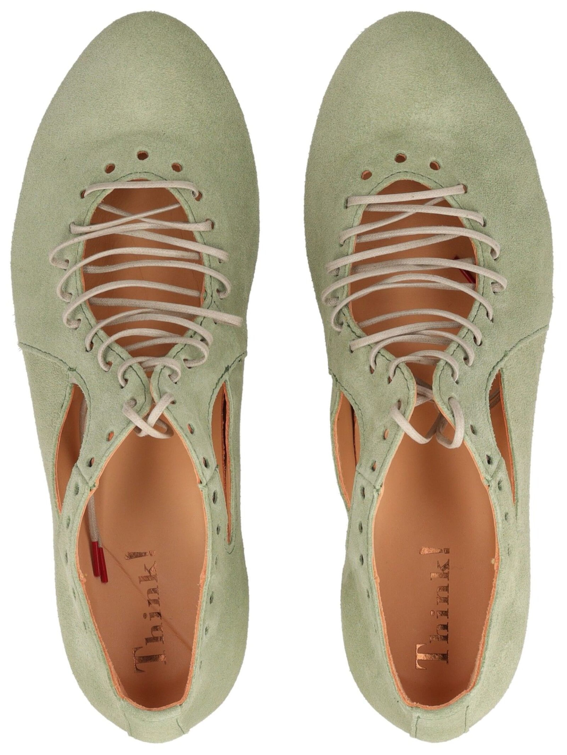 Scarpa stringata di THINK! in verde