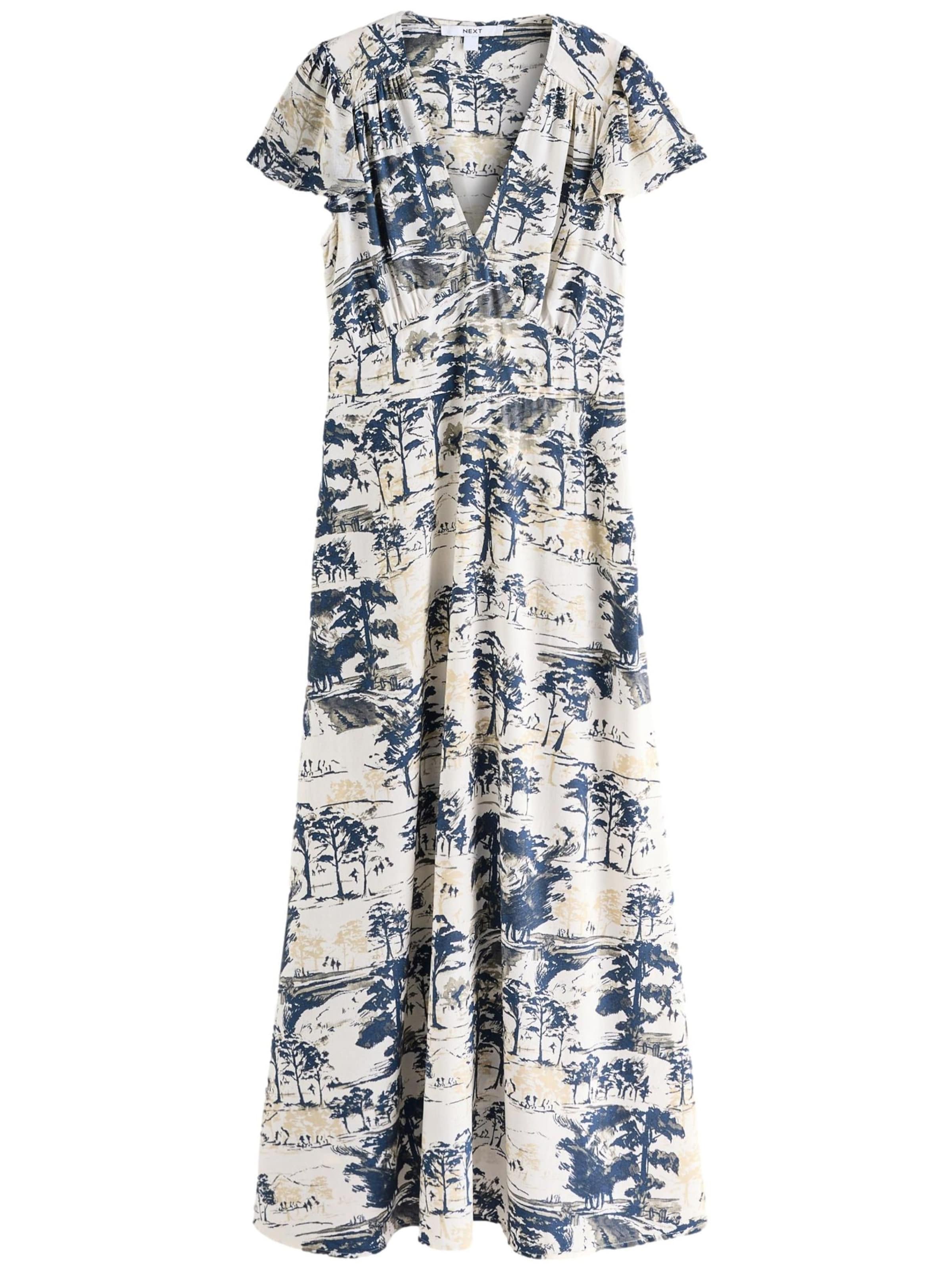 Next Sommarklänning i blå: framsida