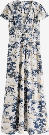 Vasarinė suknelė iš Next, spalva – nebalintos drobės spalva / smėlio / mėlyna, Prekių apžvalga