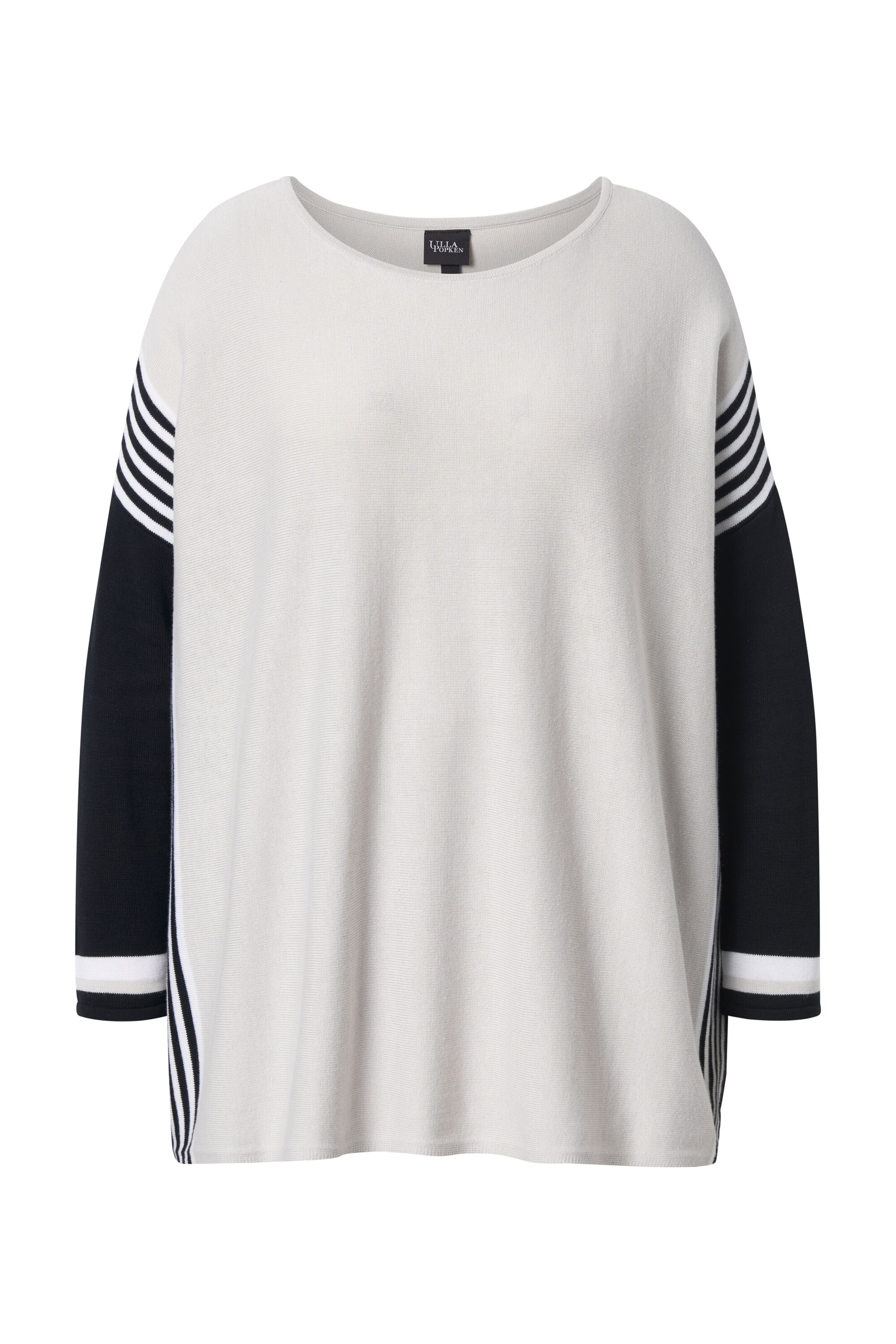 Ulla Popken Trui in Wit: voorkant
