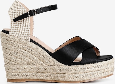 CAFè NOIR Sandalen in schwarz, Produktansicht