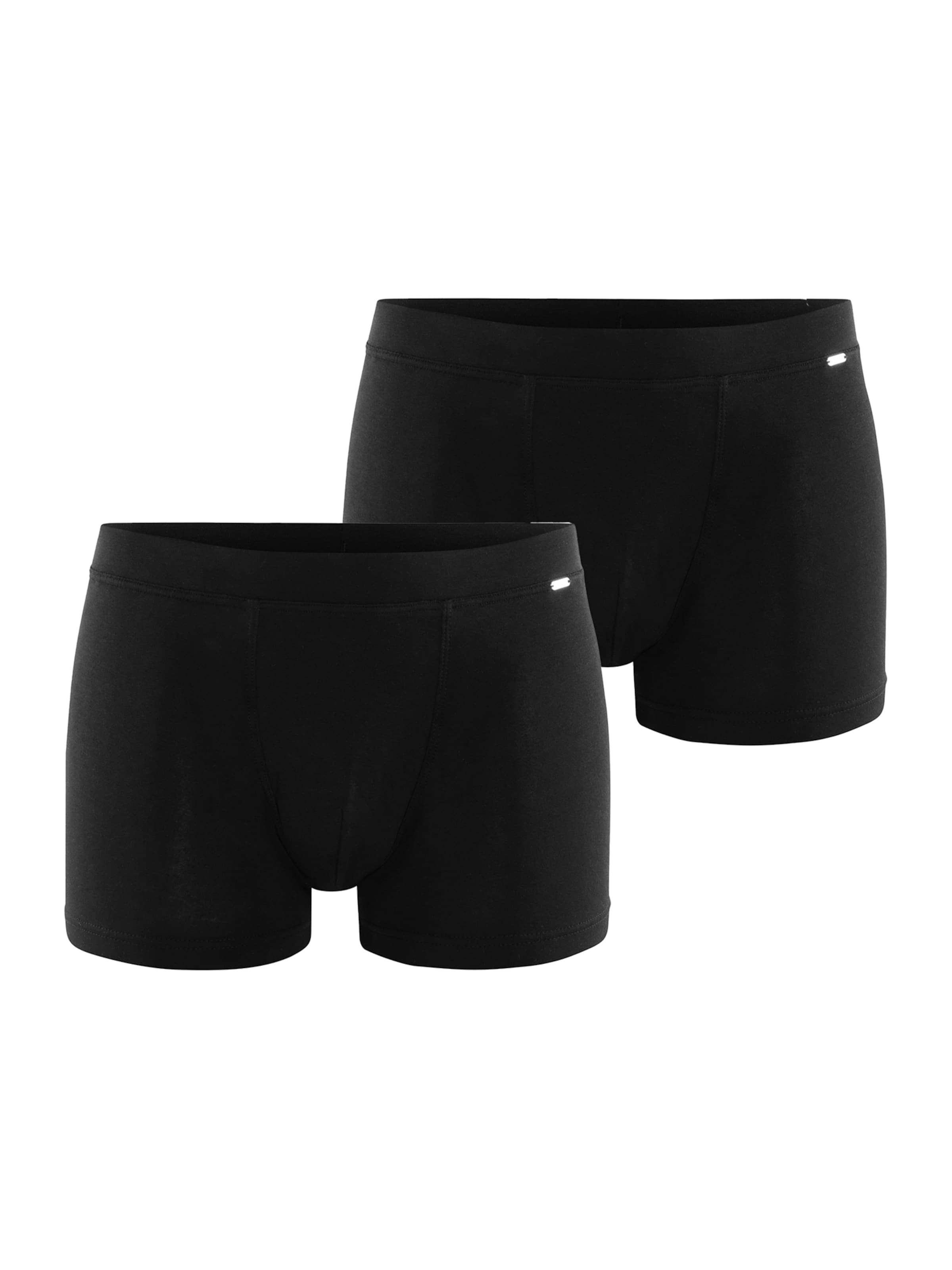 Blackspade - Calzoncillo boxer ' Silver ' en negro: frente