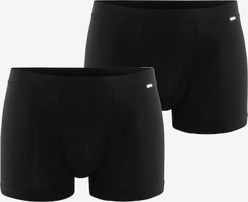 Blackspade Boxer shorts ' Silver ' in Black: front