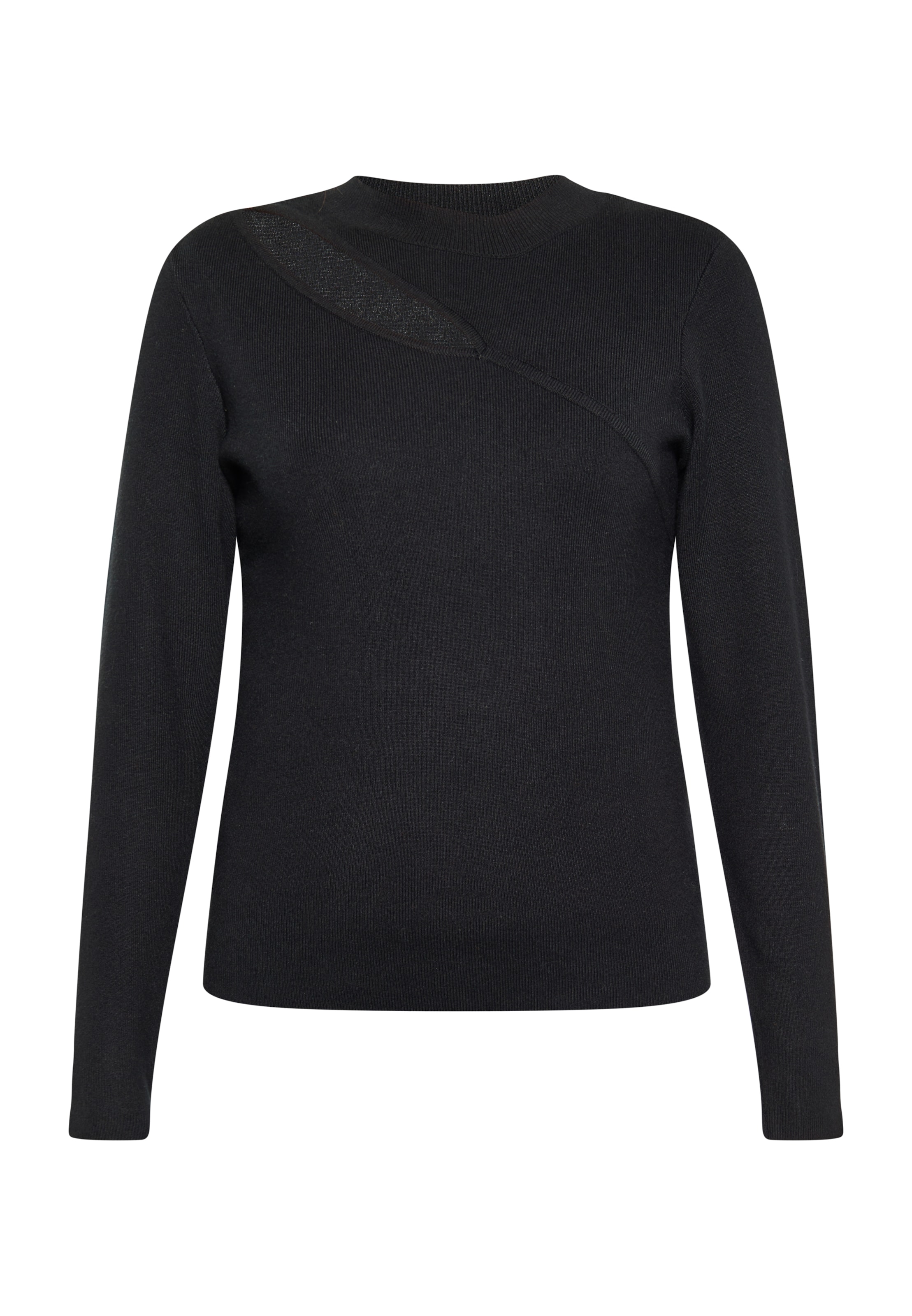 faina Trui in Zwart: voorkant