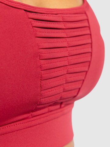 Bustier Soutien-gorge de sport 'Advanced Limitless' Smilodox en rouge