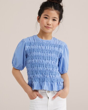 WE Fashion Блузка в Синий: спереди