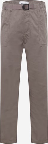 Pantalon 'Gil' WEEKDAY en gris : devant