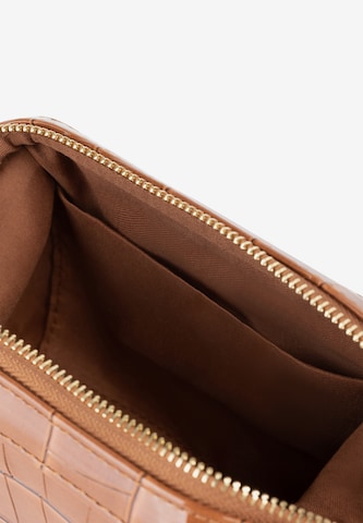 faina Cosmetic Bag 'Koosh' in Brown
