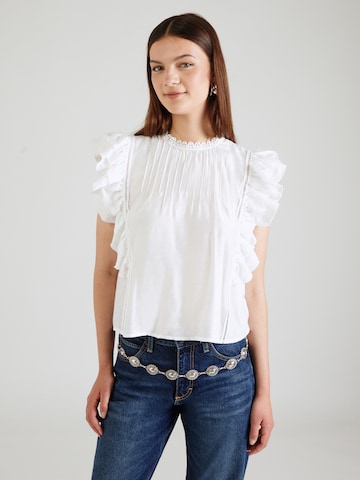 Gina Tricot - Blusa en blanco: frente