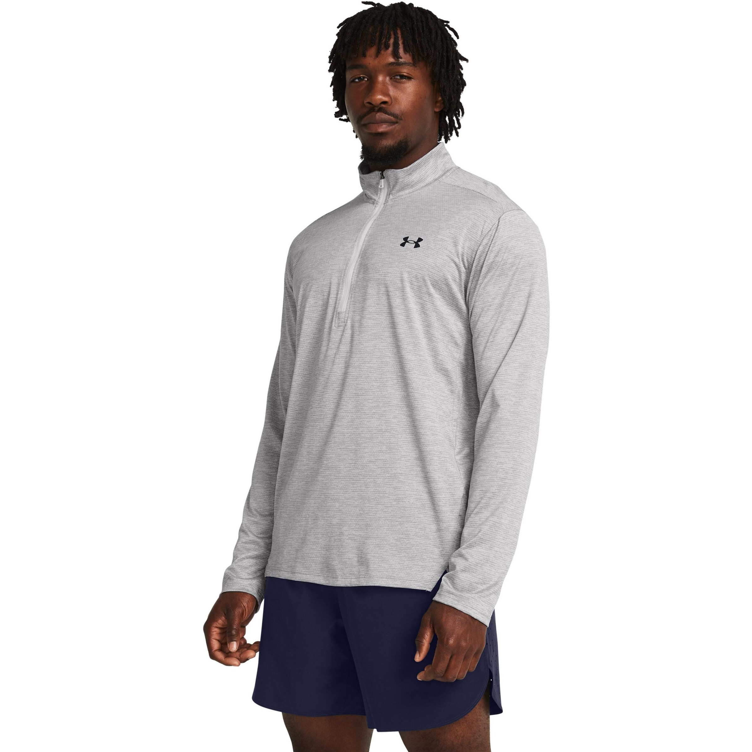 UNDER ARMOUR Funktionsshirt in Grau: Vorderseite