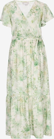 Robe Usha en vert : devant