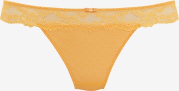 VIVANCE Thong in Yellow: front