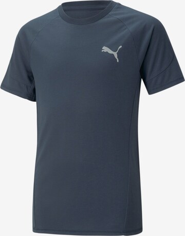 T-Shirt fonctionnel PUMA en bleu : devant