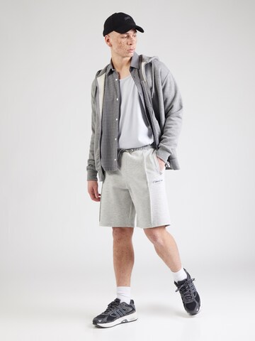 JACK & JONES Широкий Штаны 'JPSTBILL FLETCHER' в Серый
