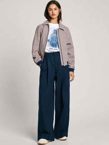 Wide leg Pantaloni con piega frontale 'DEMI' di Pepe Jeans in blu