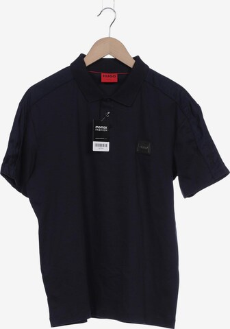 HUGO Red Poloshirt M in Blau: predná strana