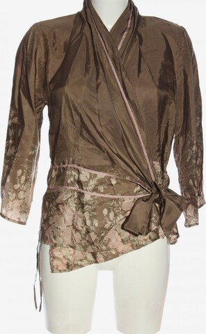 Gold Hawk Blouse & Tunic in M in Brown: front