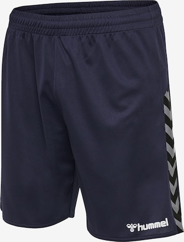 Hummel Sportshorts 'Poly' in Blau: Vorderseite