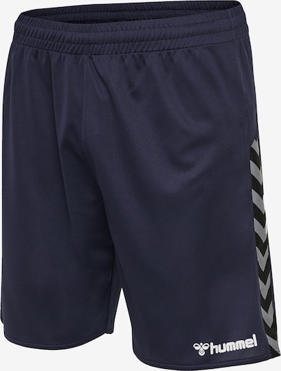 Hummel Pantalon de sport 'Poly' en marine / gris / blanc, Vue avec produit