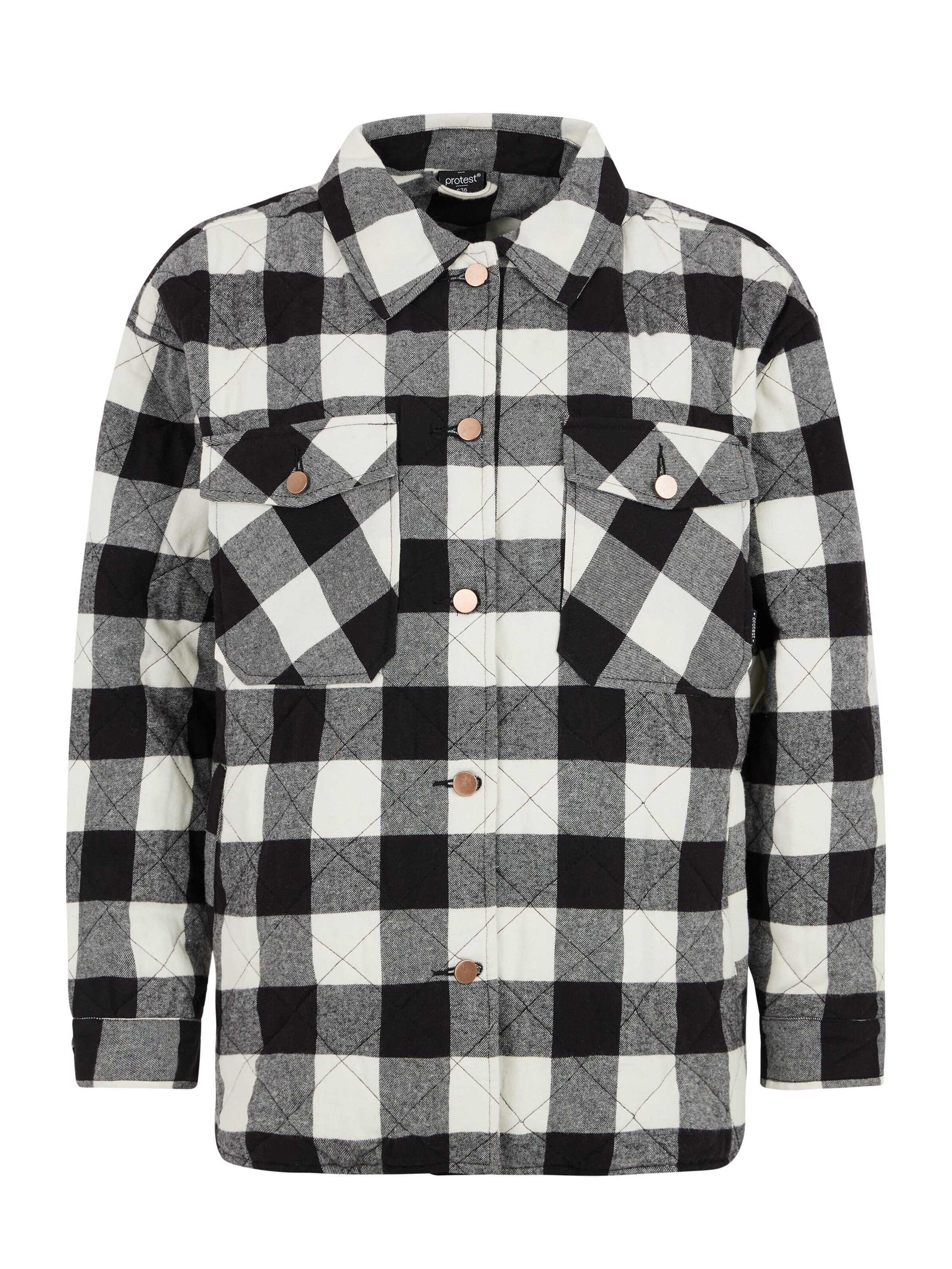 PROTEST Winterjacke 'PRTOHTA'‌‌‌‌‌‌ in Schwarz: Vorderseite