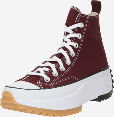 CONVERSE Sneaker high 'RUN STAR HIKE' i bordeaux / offwhite, Produktvisning