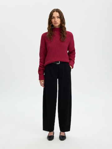 SELECTED Pulóver 'SLFSELMA SUS' - piros