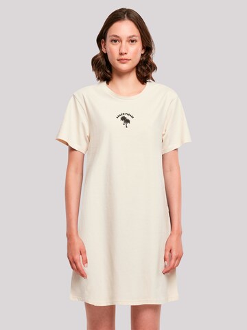 Robe 'Beach Please' F4NT4STIC en beige : devant
