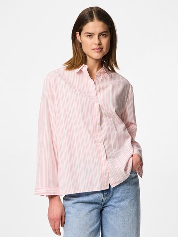 PIECES Bluse in Weiß: Vorderseite