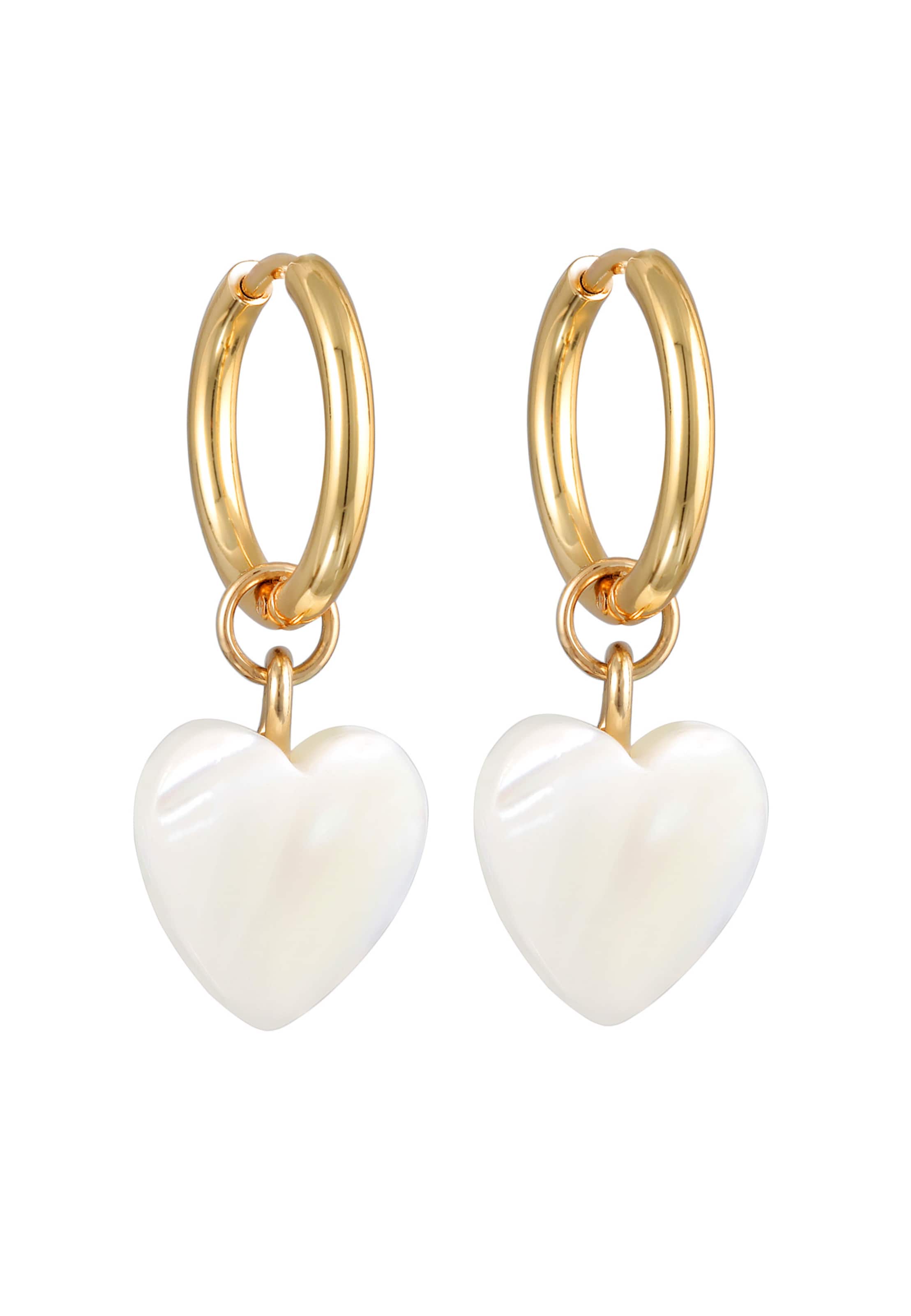 ELLI - Brincos 'Herz' em ouro