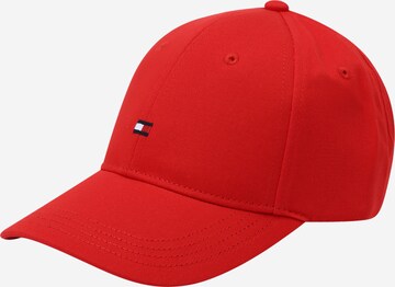 Casquette TOMMY HILFIGER en rouge : devant