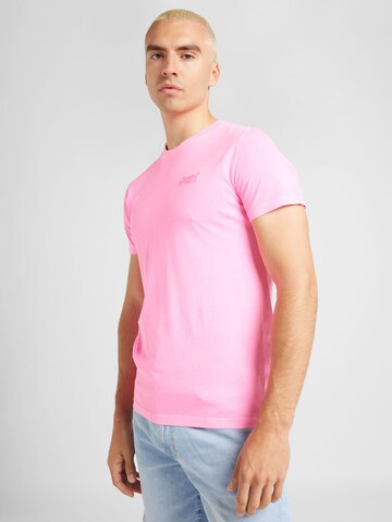 Superdry Shirt 'ESSENTIALE' in Roze