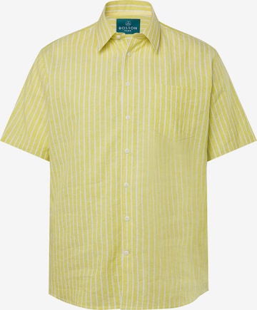 Boston Park Comfort fit Button Up Shirt in Yellow: front