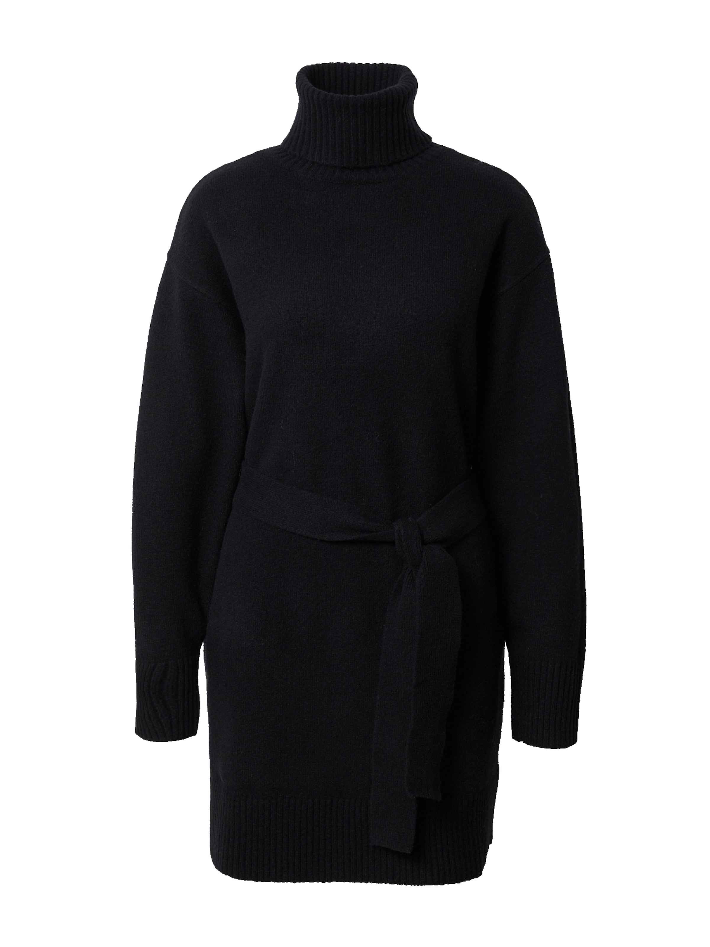 Abito in maglia 'Okka' di EDITED in nero: frontale