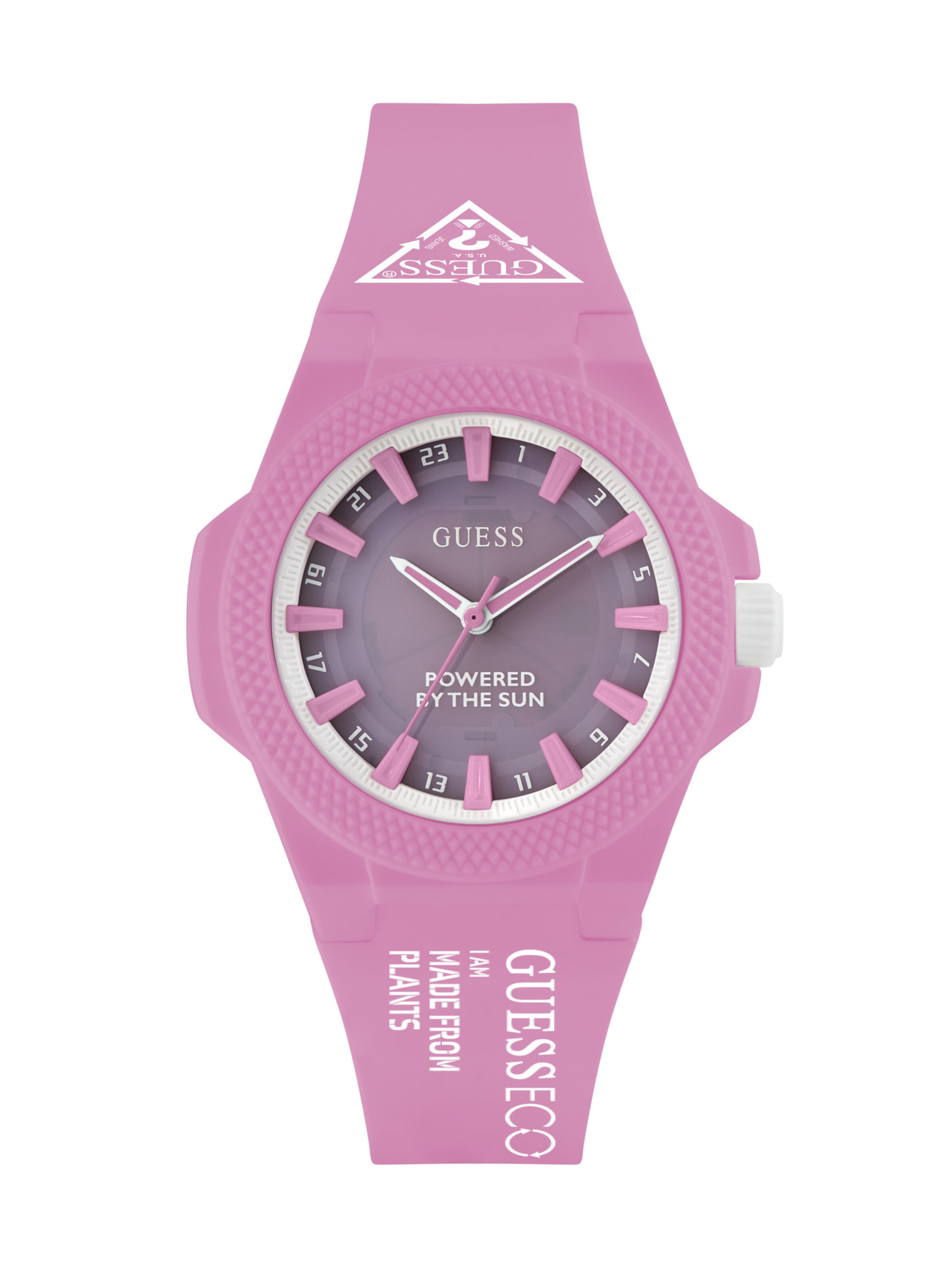 GUESS Analog watch ' OUTSPOKEN ' in Pink: front