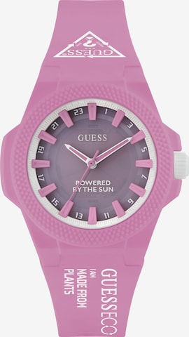 GUESS Analog Watch ' OUTSPOKEN ' in Pink: front