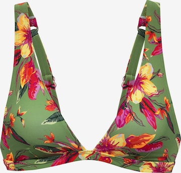 LASCANA Bikini top 'Malia' in Green: front
