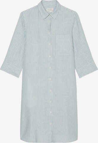 Marc O'Polo Shirt Dress in Blue: front