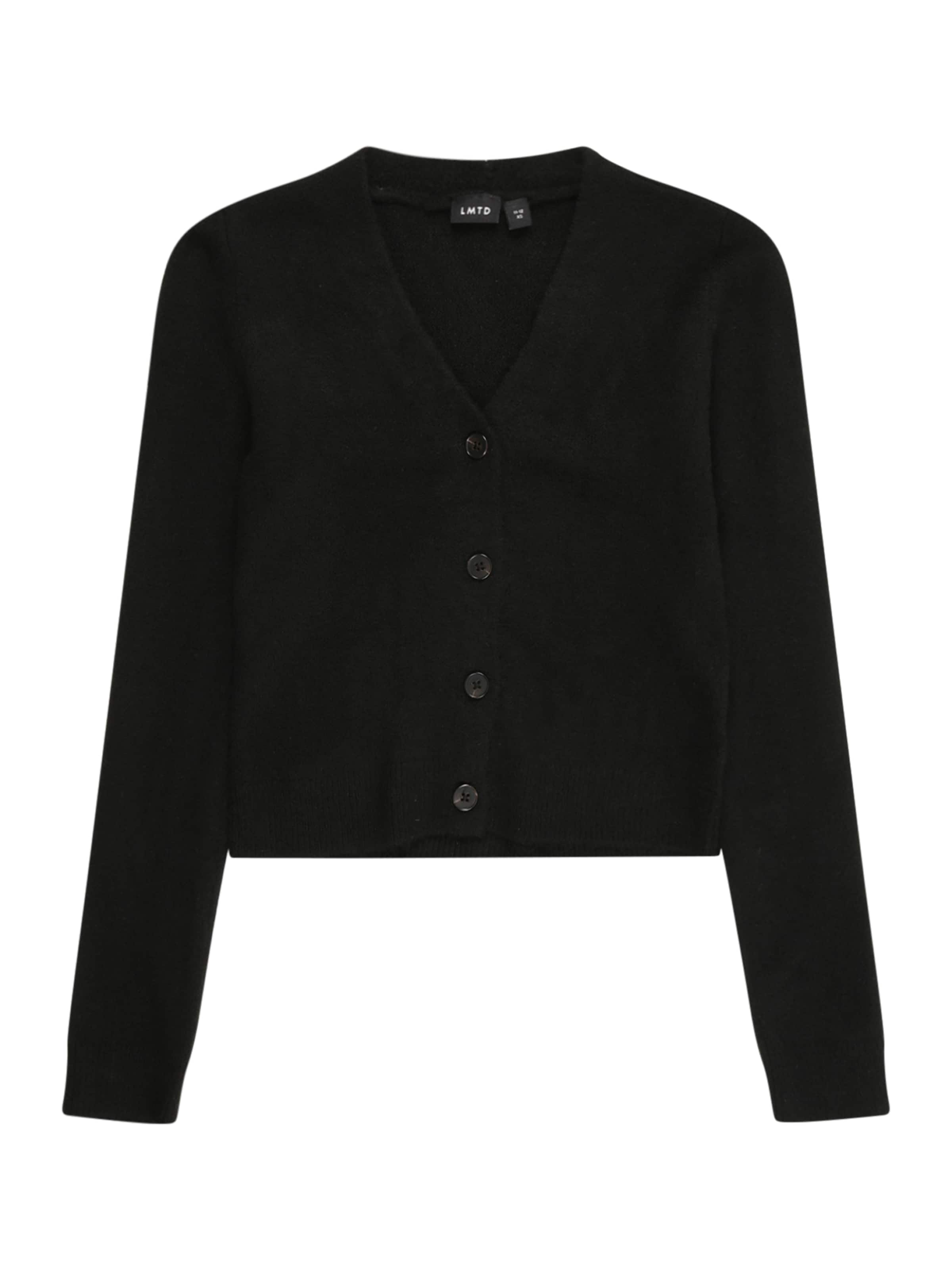 LMTD Neuletakki &#x27;NLFLodet&#x27; värissä musta: etupuoli