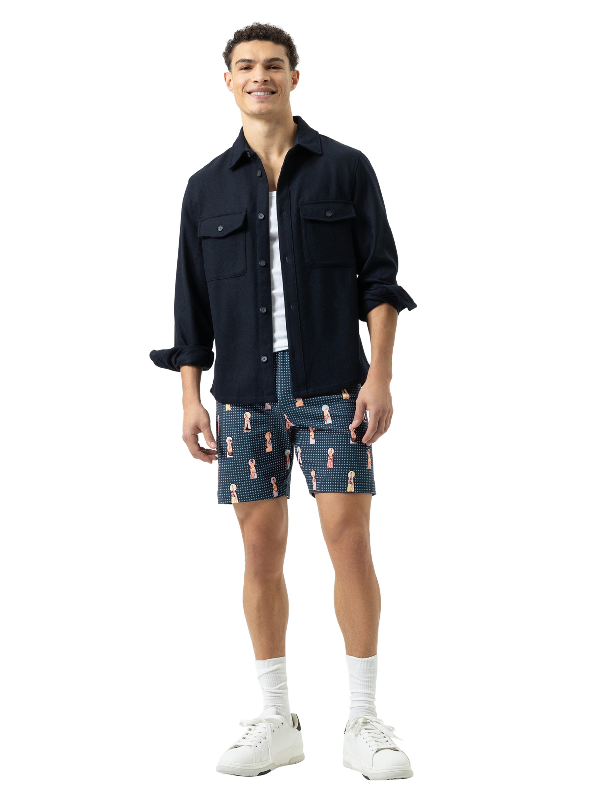 Mey Pajama pants 'Keyhole And Pin Up' in Blue