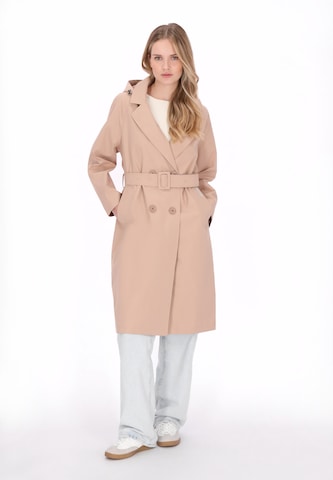 Schmuddelwedda - Abrigo funcional en beige: frente