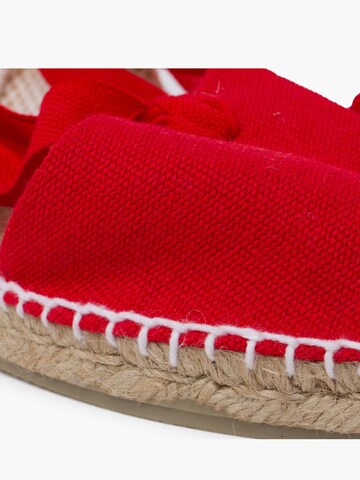 Pisamonas - Sandalias en rojo