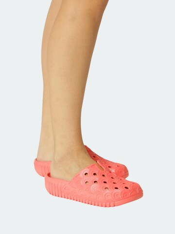 ILSE JACOBSEN Clogs 'BIRCH01' in Oranje: voorkant