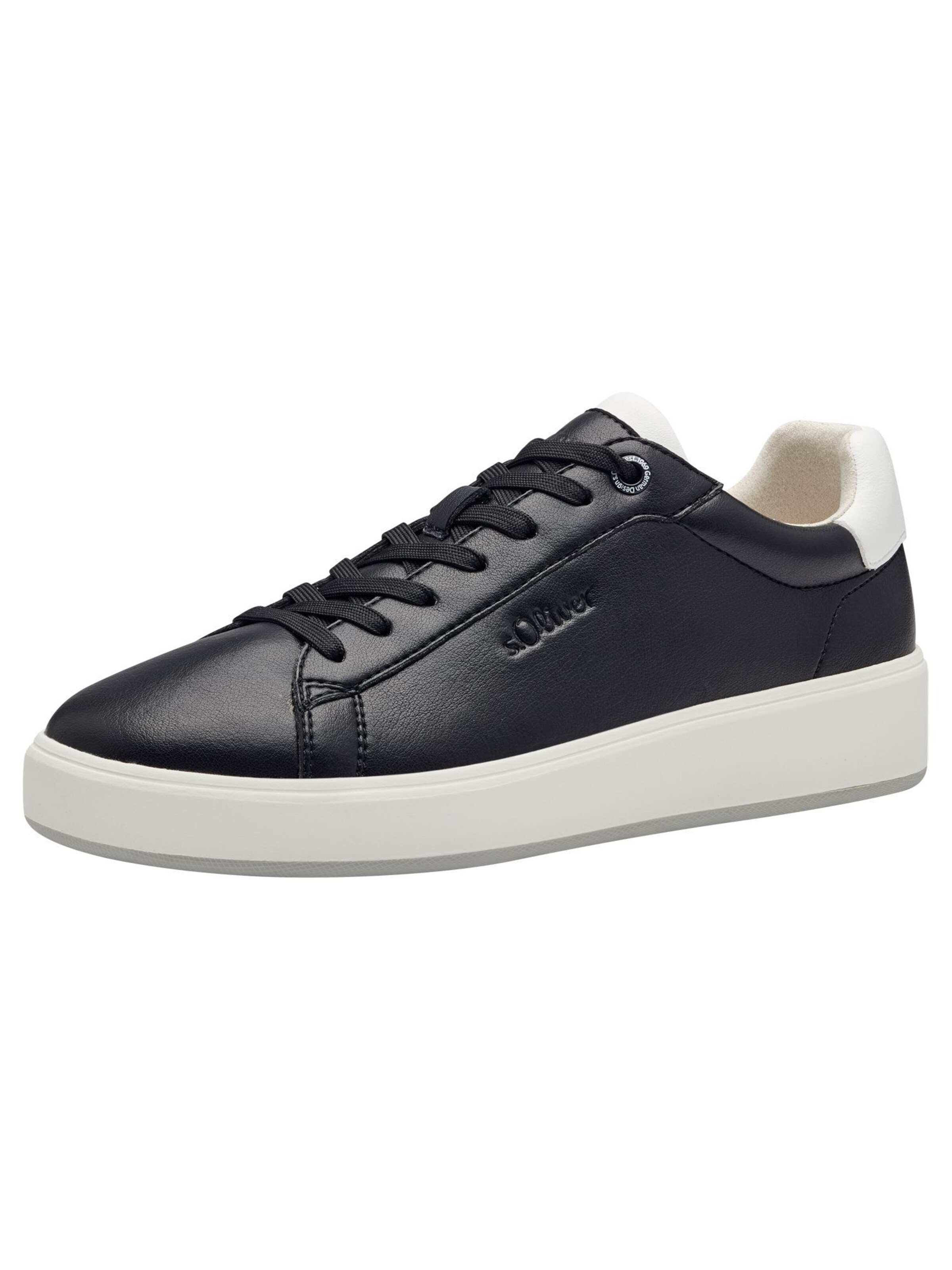 s.Oliver Platform trainers in Black: front