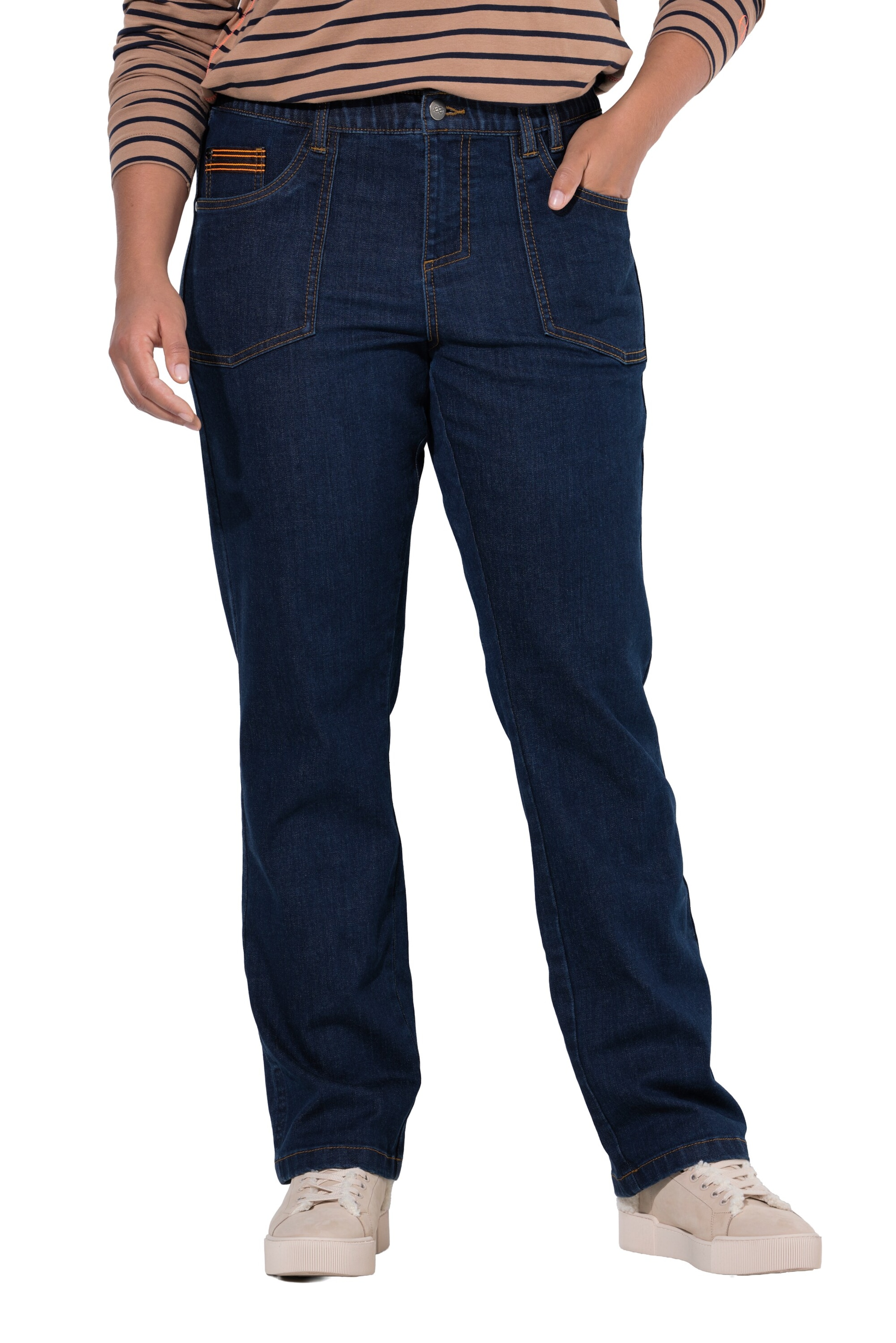 LAURASØN Regular Jeans in Blauw: voorkant