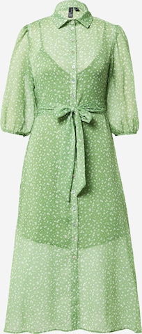 Nobody's Child - Vestidos camiseiros 'Malika' em verde: frente